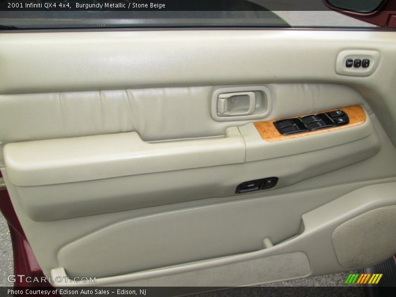 Burgundy Metallic / Stone Beige 2001 Infiniti QX4 4x4