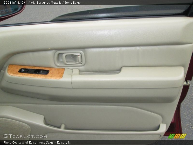 Burgundy Metallic / Stone Beige 2001 Infiniti QX4 4x4