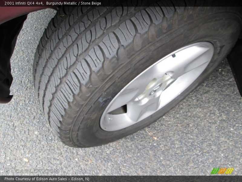 Burgundy Metallic / Stone Beige 2001 Infiniti QX4 4x4