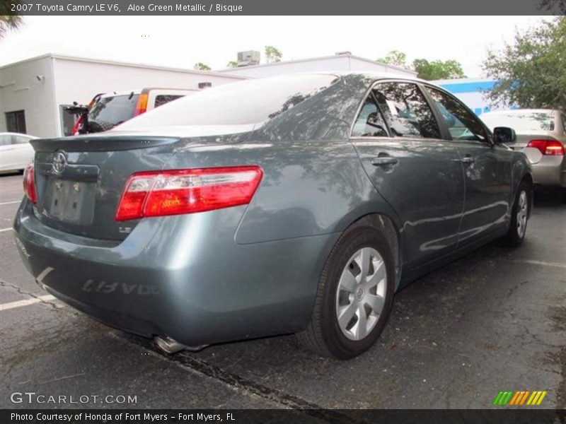 Aloe Green Metallic / Bisque 2007 Toyota Camry LE V6