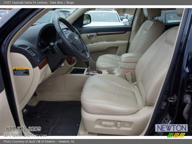 Slate Blue / Beige 2007 Hyundai Santa Fe Limited