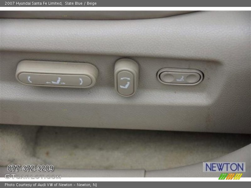 Slate Blue / Beige 2007 Hyundai Santa Fe Limited