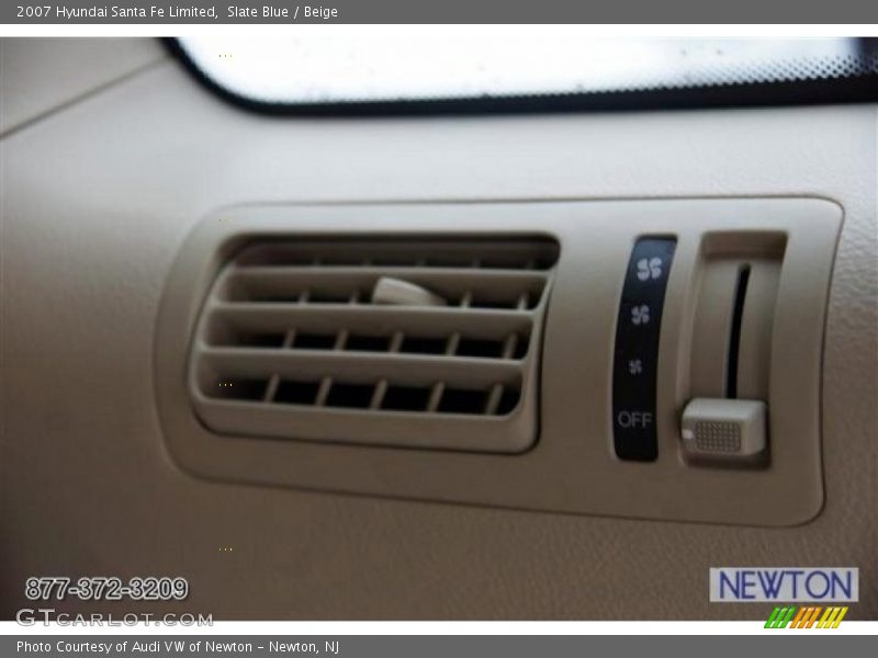 Slate Blue / Beige 2007 Hyundai Santa Fe Limited