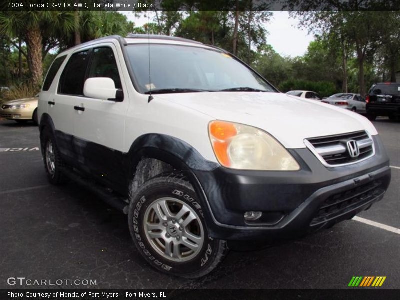 Taffeta White / Black 2004 Honda CR-V EX 4WD