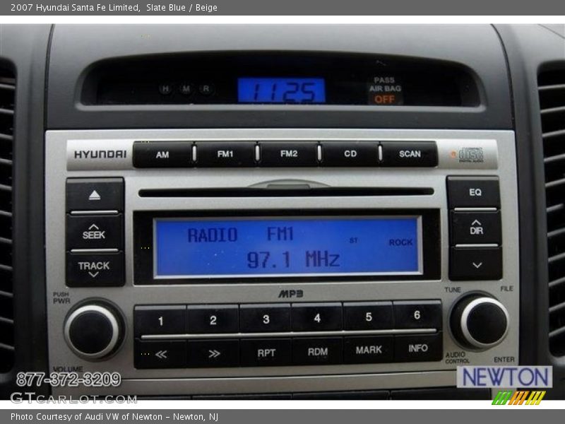 Slate Blue / Beige 2007 Hyundai Santa Fe Limited