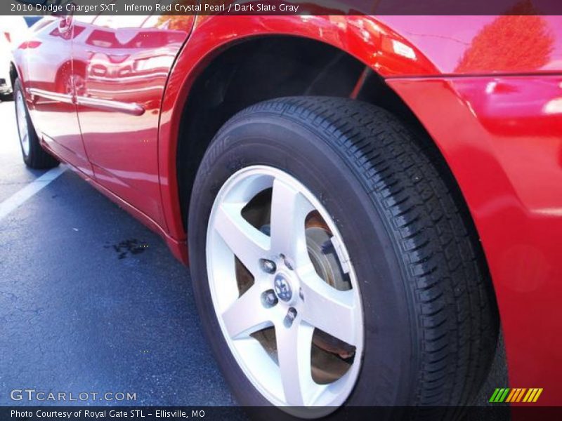 Inferno Red Crystal Pearl / Dark Slate Gray 2010 Dodge Charger SXT