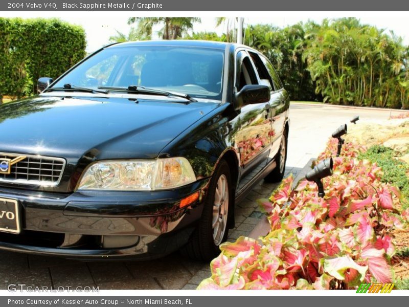 Black Sapphire Metallic / Graphite 2004 Volvo V40