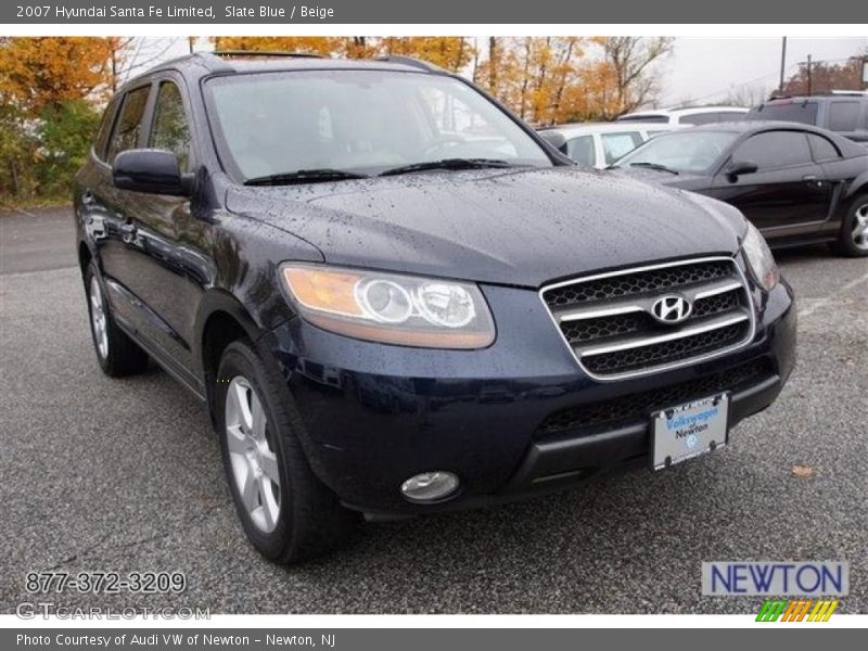 Slate Blue / Beige 2007 Hyundai Santa Fe Limited
