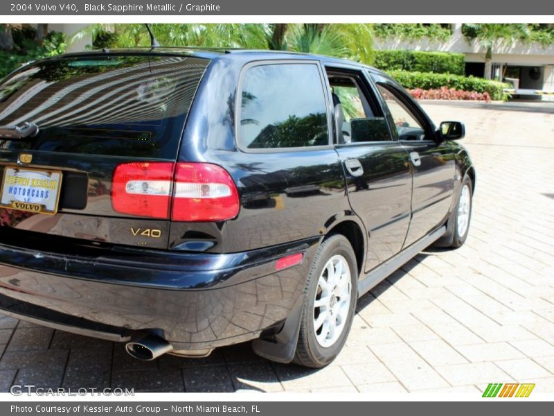 Black Sapphire Metallic / Graphite 2004 Volvo V40