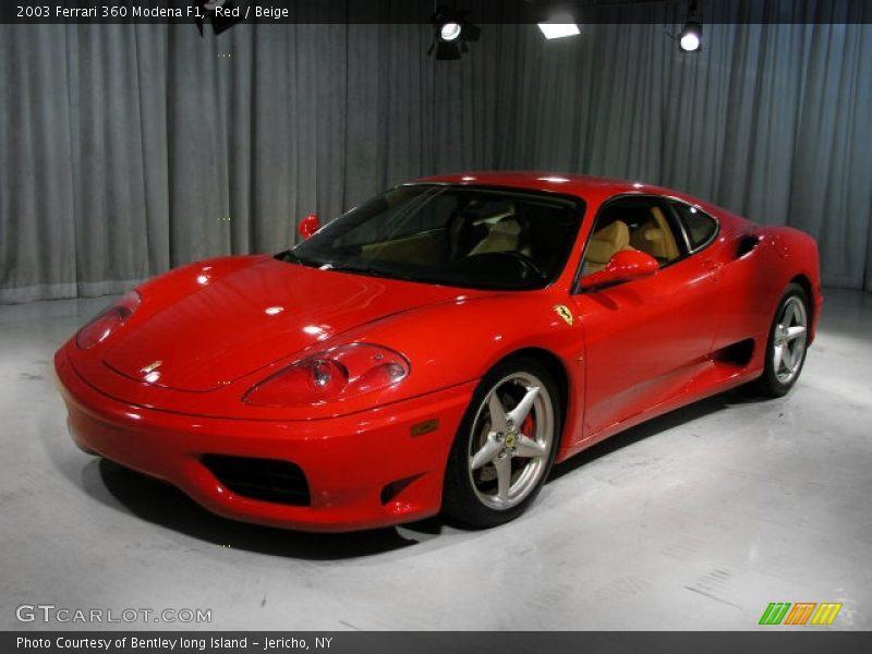 Red / Beige 2003 Ferrari 360 Modena F1