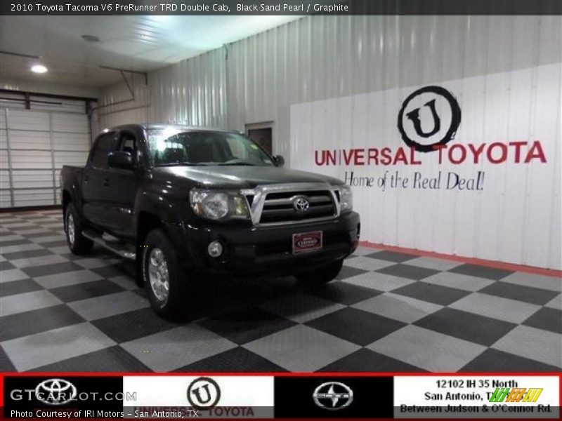 Black Sand Pearl / Graphite 2010 Toyota Tacoma V6 PreRunner TRD Double Cab