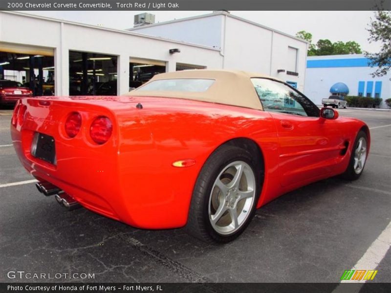 Torch Red / Light Oak 2000 Chevrolet Corvette Convertible