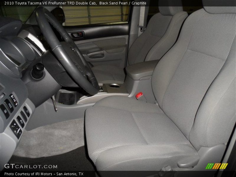 Black Sand Pearl / Graphite 2010 Toyota Tacoma V6 PreRunner TRD Double Cab