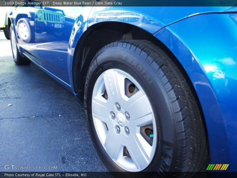 Deep Water Blue Pearl / Dark Slate Gray 2009 Dodge Avenger SXT