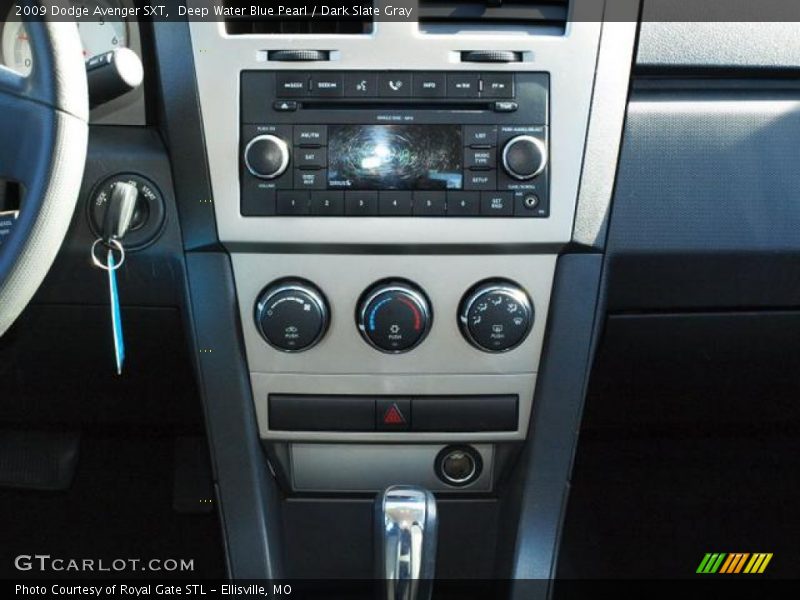 Deep Water Blue Pearl / Dark Slate Gray 2009 Dodge Avenger SXT