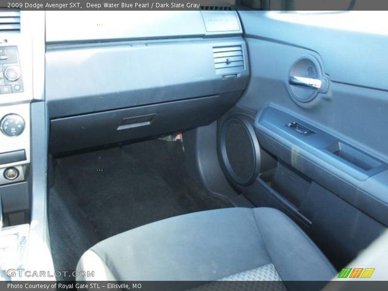 Deep Water Blue Pearl / Dark Slate Gray 2009 Dodge Avenger SXT