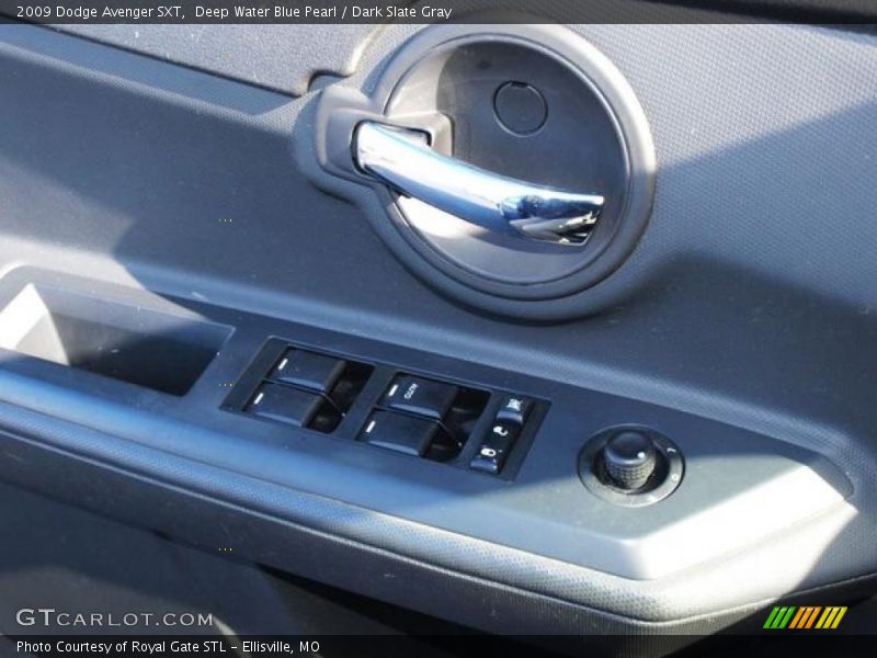 Deep Water Blue Pearl / Dark Slate Gray 2009 Dodge Avenger SXT