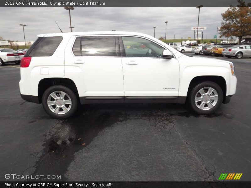 Olympic White / Light Titanium 2012 GMC Terrain SLE