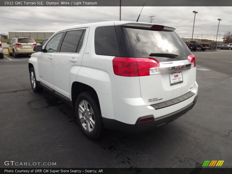 Olympic White / Light Titanium 2012 GMC Terrain SLE