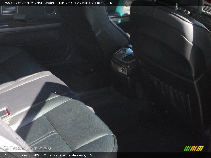 Titanium Grey Metallic / Black/Black 2003 BMW 7 Series 745Li Sedan
