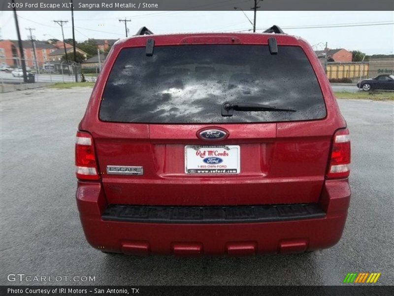 Sangria Red Metallic / Stone 2009 Ford Escape XLT