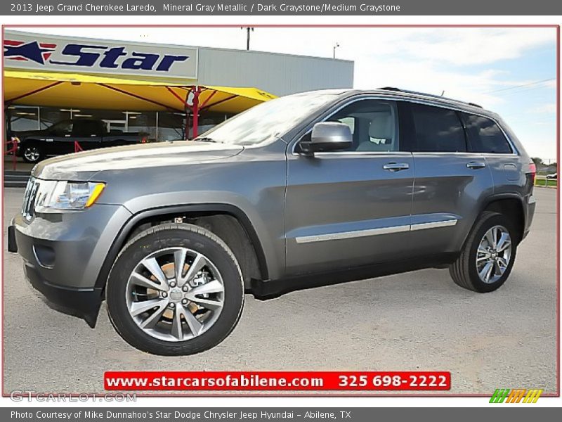 Mineral Gray Metallic / Dark Graystone/Medium Graystone 2013 Jeep Grand Cherokee Laredo