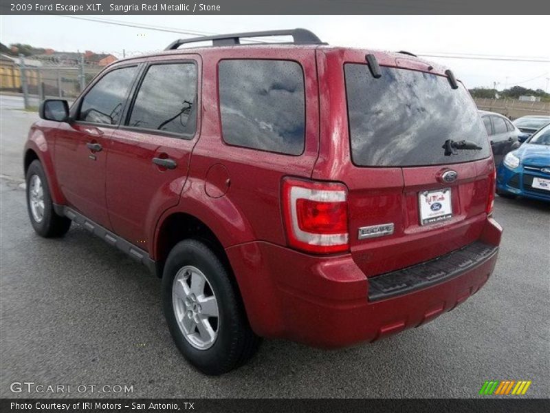 Sangria Red Metallic / Stone 2009 Ford Escape XLT