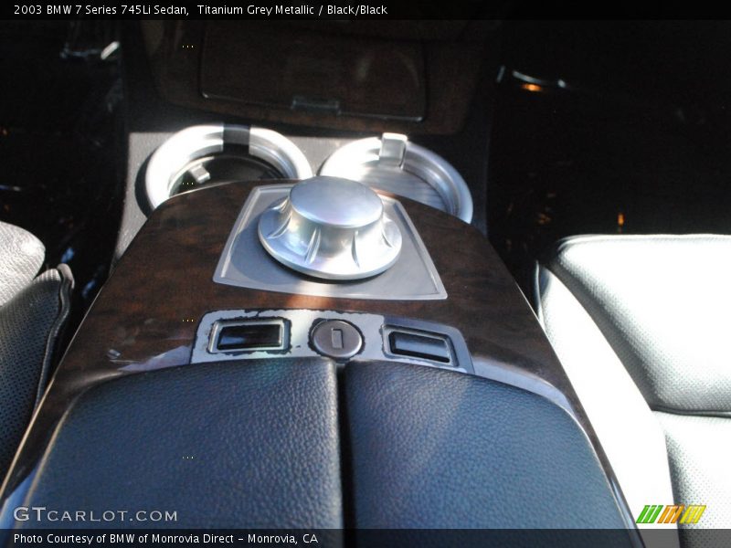 Titanium Grey Metallic / Black/Black 2003 BMW 7 Series 745Li Sedan