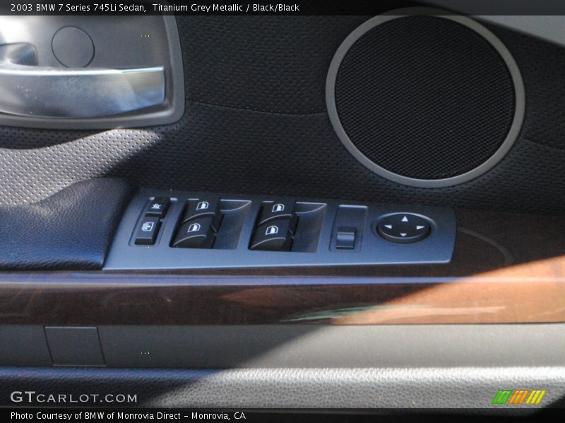Titanium Grey Metallic / Black/Black 2003 BMW 7 Series 745Li Sedan