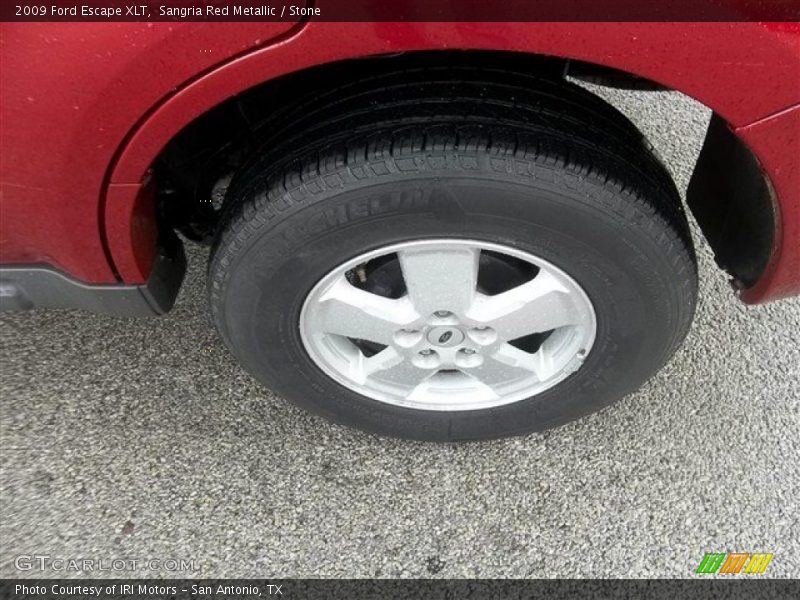 Sangria Red Metallic / Stone 2009 Ford Escape XLT