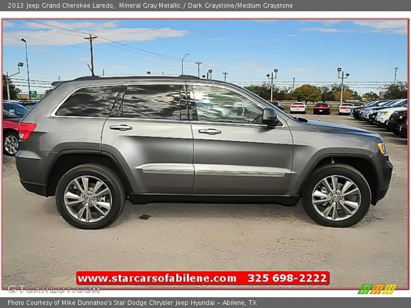 Mineral Gray Metallic / Dark Graystone/Medium Graystone 2013 Jeep Grand Cherokee Laredo