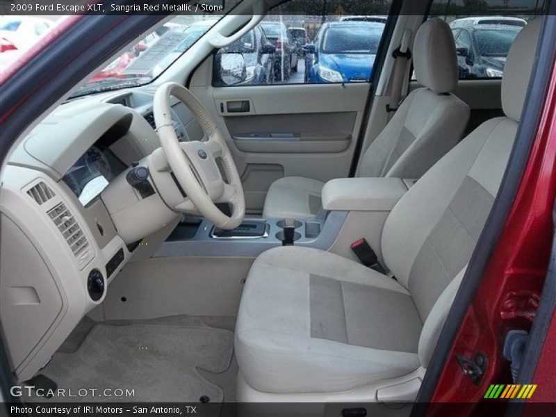 Sangria Red Metallic / Stone 2009 Ford Escape XLT