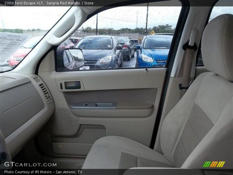 Sangria Red Metallic / Stone 2009 Ford Escape XLT