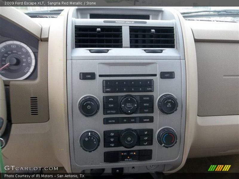 Sangria Red Metallic / Stone 2009 Ford Escape XLT