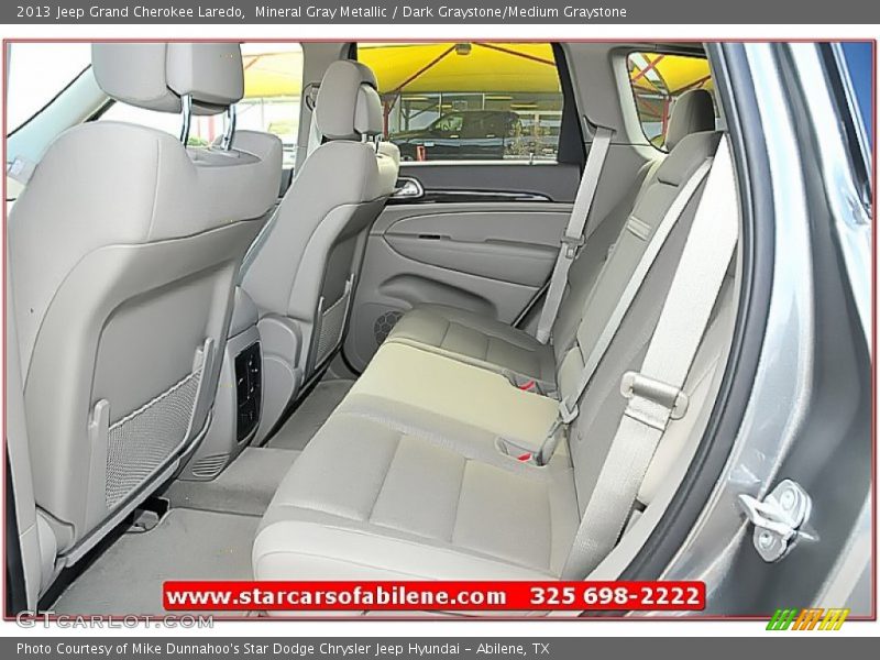 Mineral Gray Metallic / Dark Graystone/Medium Graystone 2013 Jeep Grand Cherokee Laredo