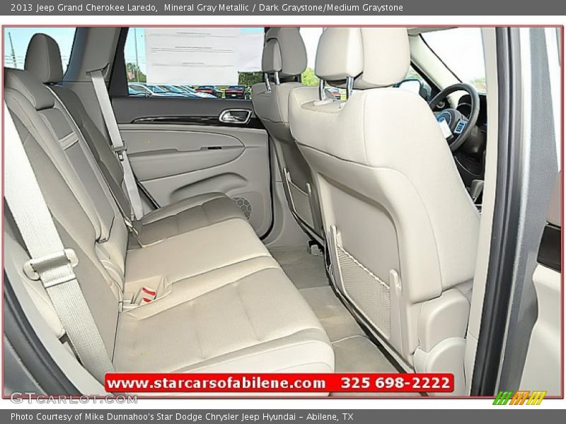 Mineral Gray Metallic / Dark Graystone/Medium Graystone 2013 Jeep Grand Cherokee Laredo