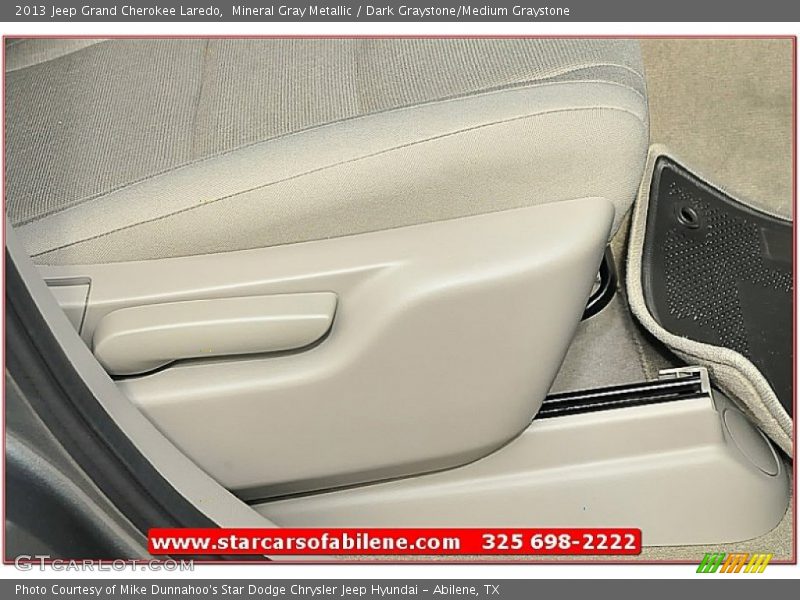 Mineral Gray Metallic / Dark Graystone/Medium Graystone 2013 Jeep Grand Cherokee Laredo