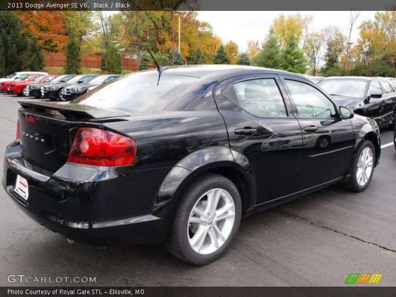 Black / Black 2013 Dodge Avenger SE V6