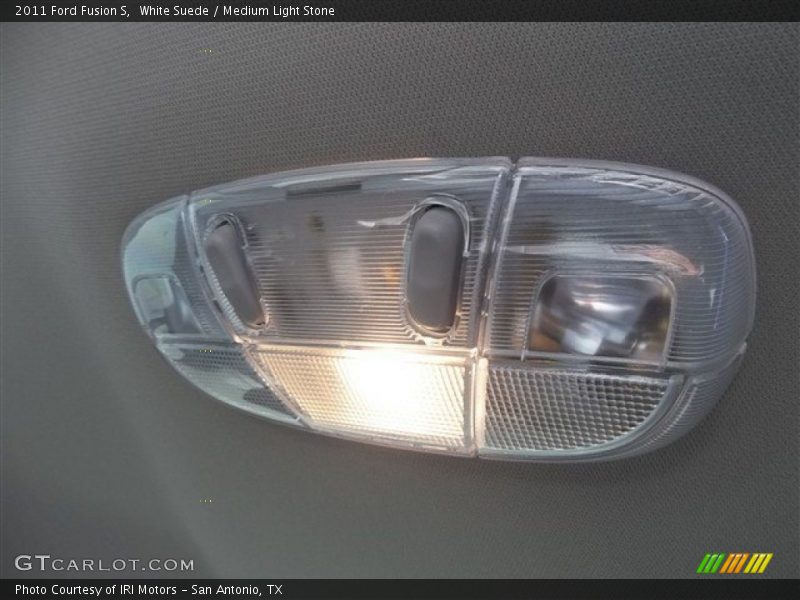 White Suede / Medium Light Stone 2011 Ford Fusion S