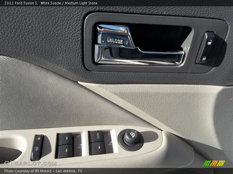 White Suede / Medium Light Stone 2011 Ford Fusion S