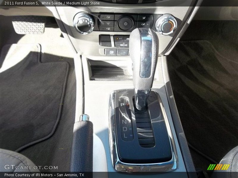 White Suede / Medium Light Stone 2011 Ford Fusion S