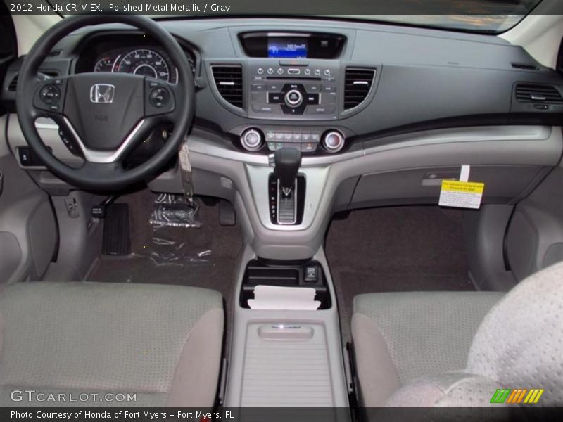Polished Metal Metallic / Gray 2012 Honda CR-V EX