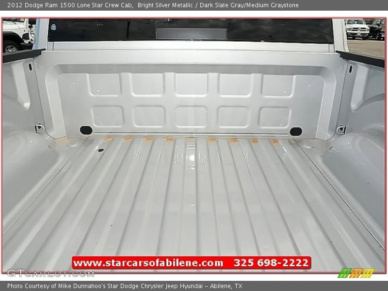 Bright Silver Metallic / Dark Slate Gray/Medium Graystone 2012 Dodge Ram 1500 Lone Star Crew Cab