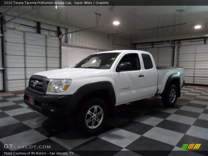 Super White / Graphite 2010 Toyota Tacoma PreRunner Access Cab