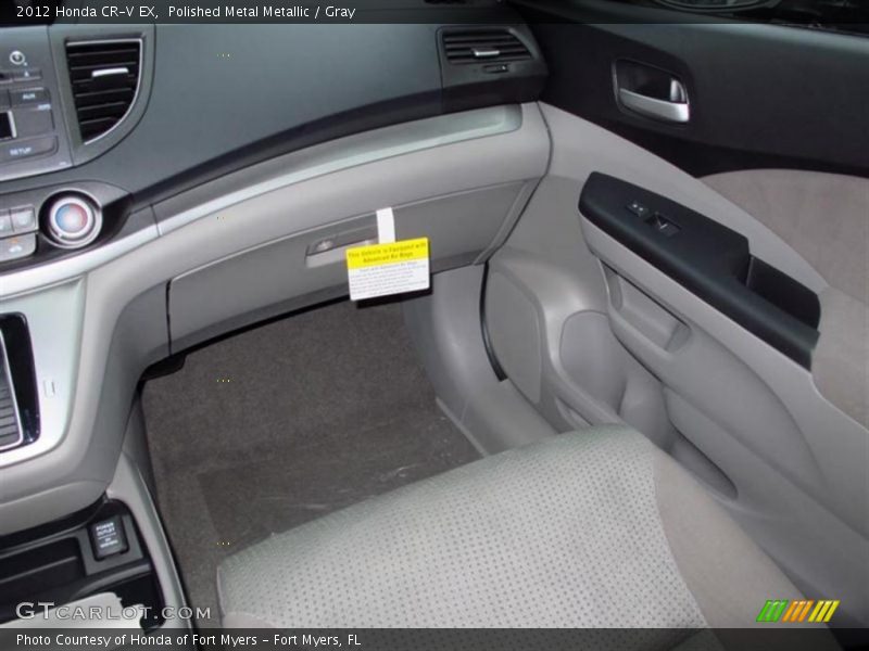 Polished Metal Metallic / Gray 2012 Honda CR-V EX