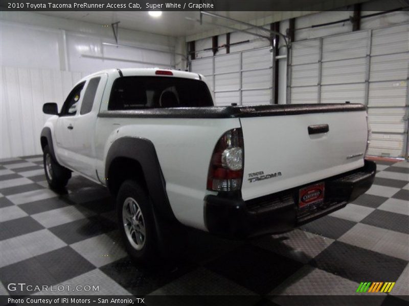 Super White / Graphite 2010 Toyota Tacoma PreRunner Access Cab