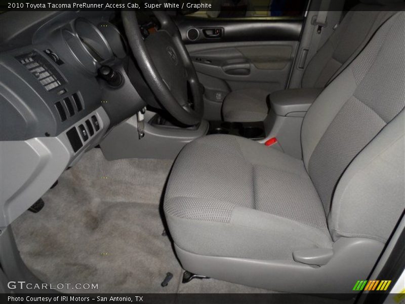 Super White / Graphite 2010 Toyota Tacoma PreRunner Access Cab