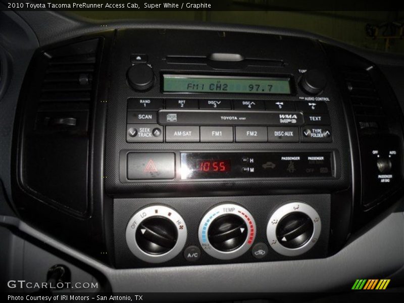 Super White / Graphite 2010 Toyota Tacoma PreRunner Access Cab