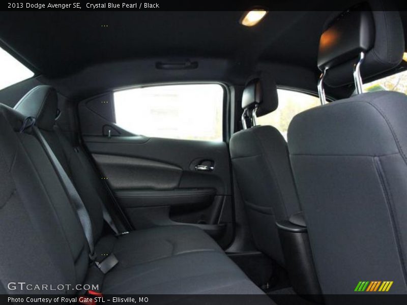 Crystal Blue Pearl / Black 2013 Dodge Avenger SE