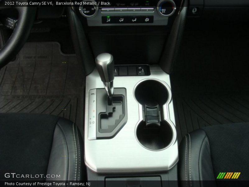 Barcelona Red Metallic / Black 2012 Toyota Camry SE V6